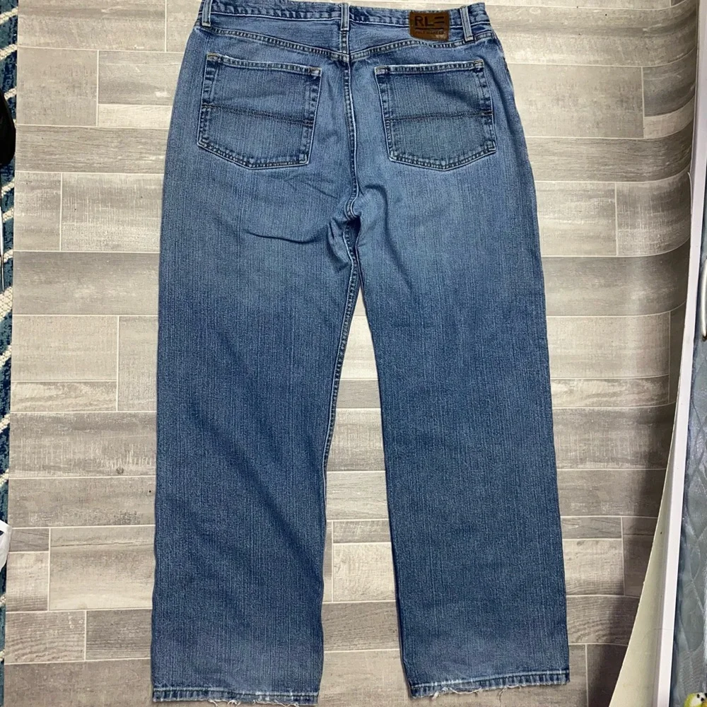 VTG Ralph Lauren Polo Jeans Co RL Woodrow Baggy Wide Leg Mens 38x32 Y2K Skater_9